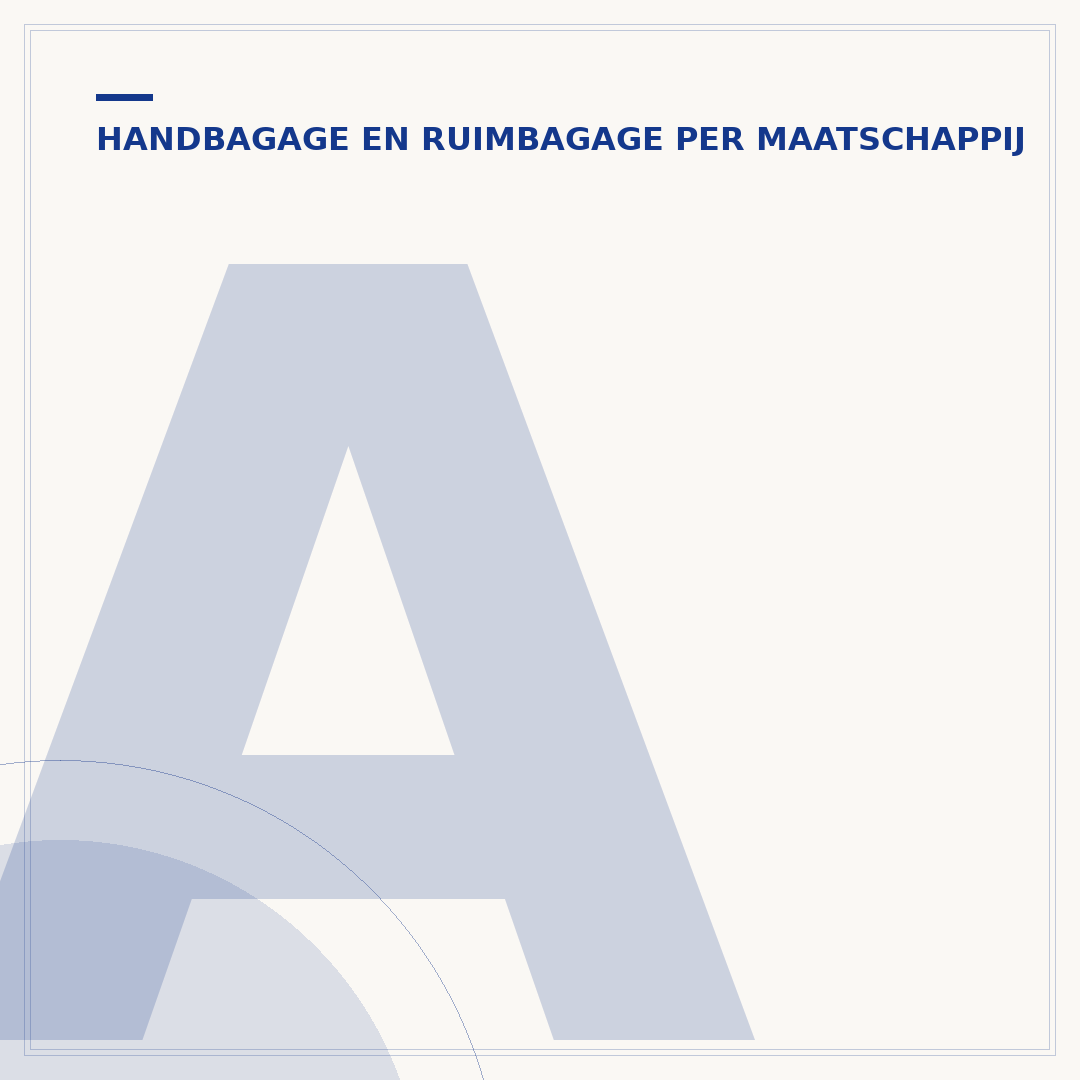 Afmetingen koffer ruimbagage: wat past er in uw reiskoffer?