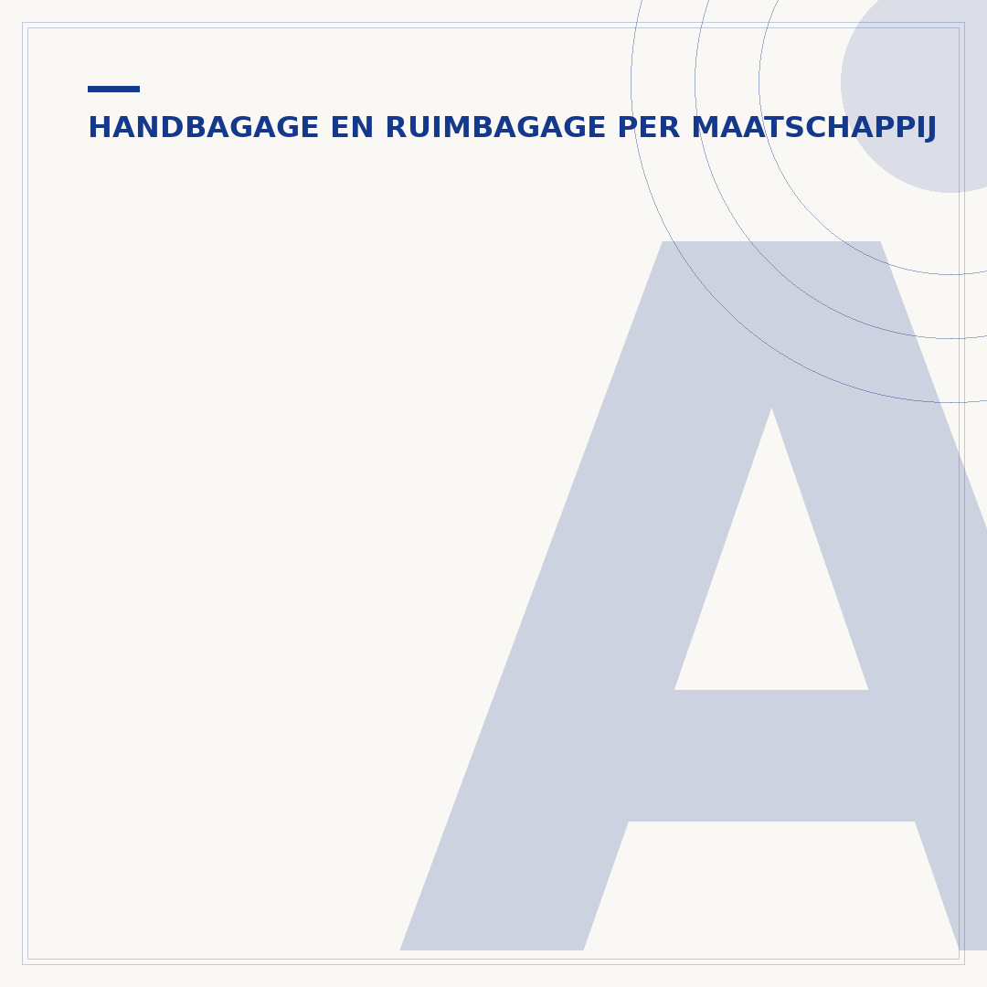 Air Portugal handbagage: de regels en afmetingen