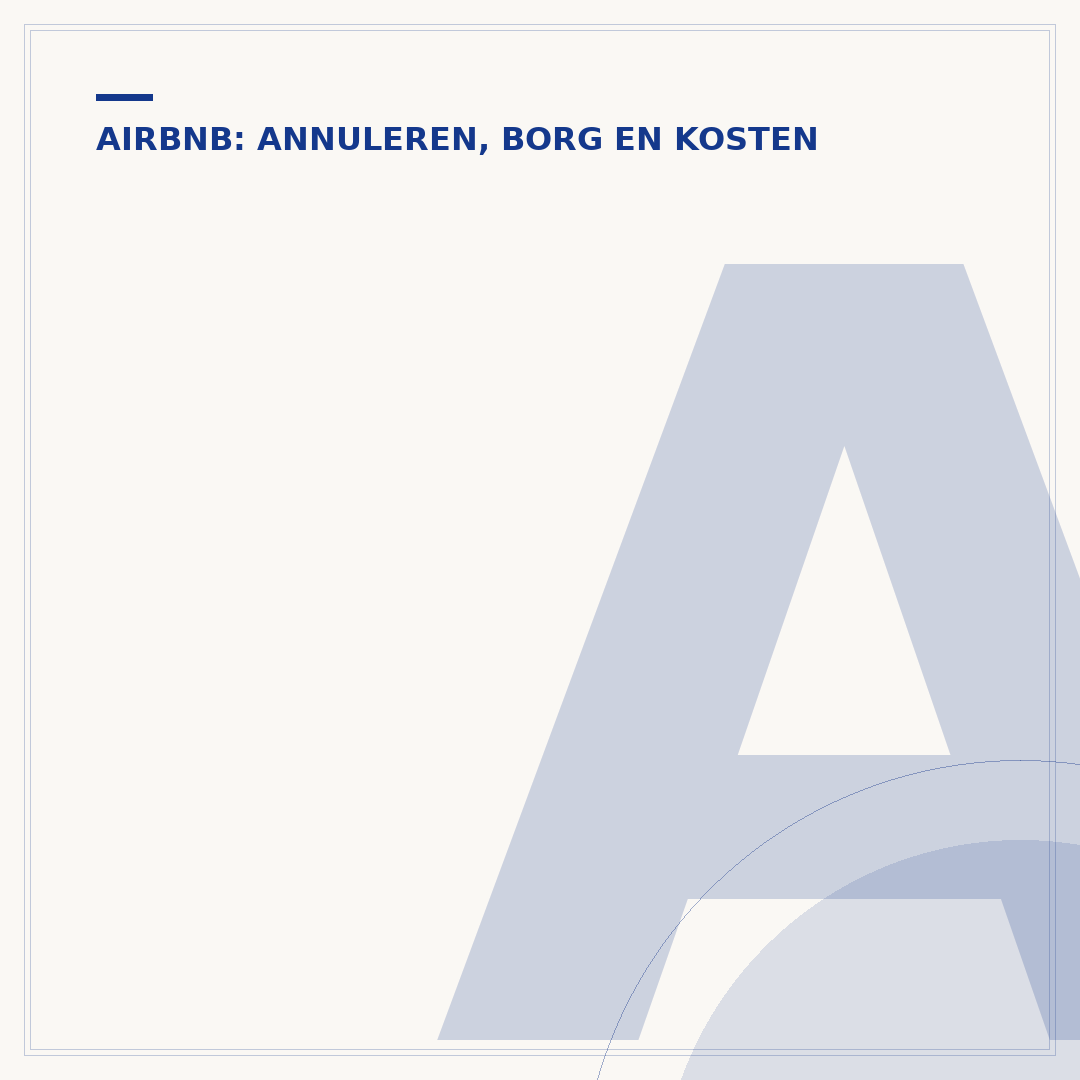 Annulering van een Airbnb-boeking