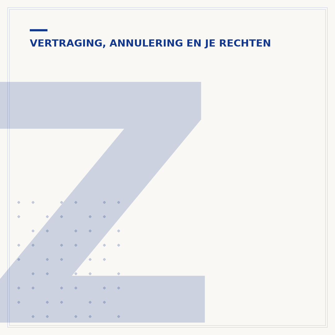 Zit annuleringsverzekering in doorlopende reisverzekering?