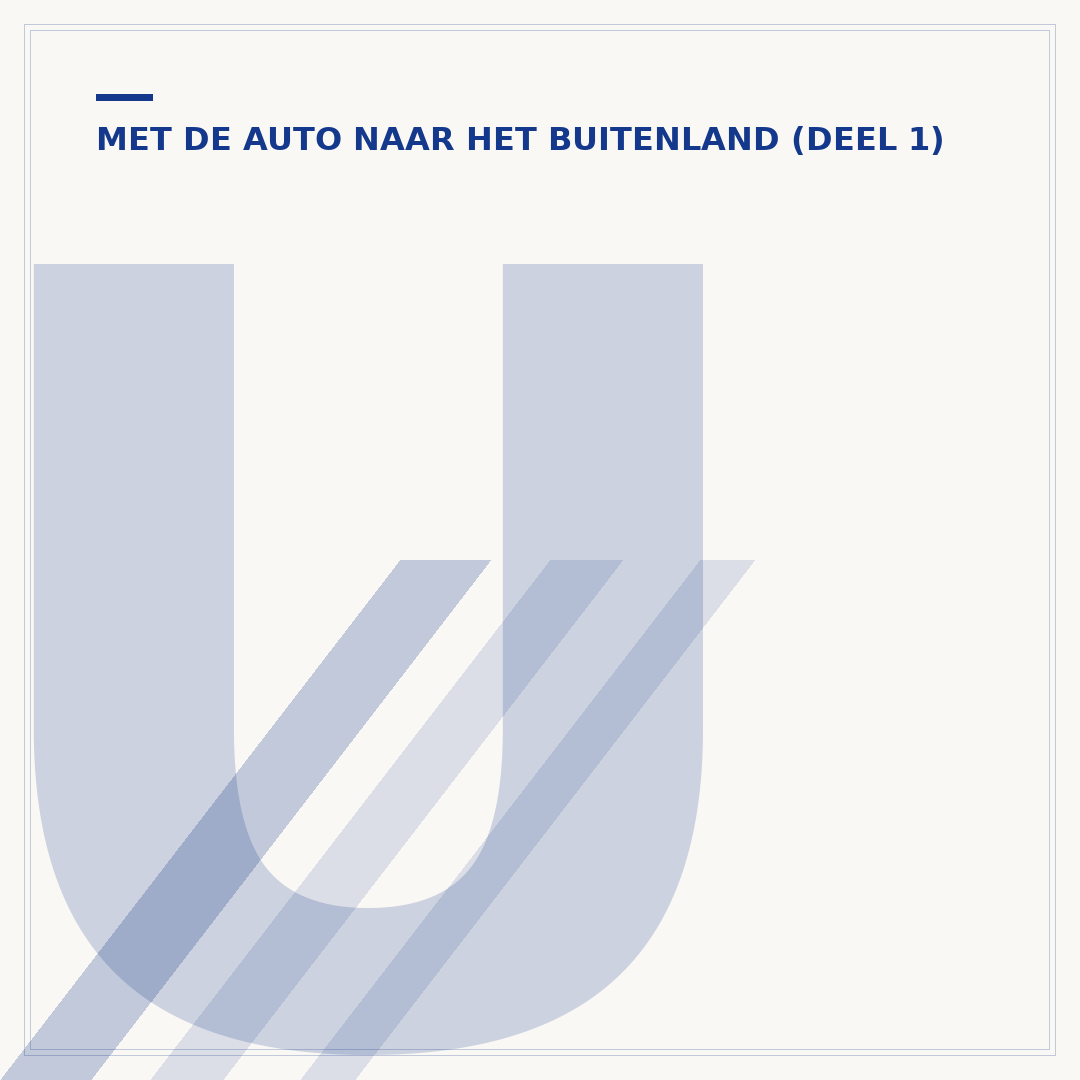 Uw autovakantie Normandië plannen: de start