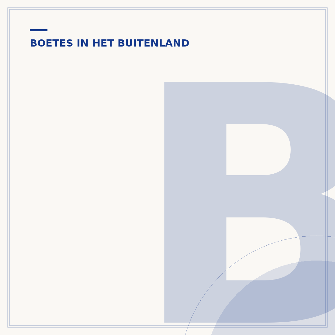 Boete Frankrijk betalen