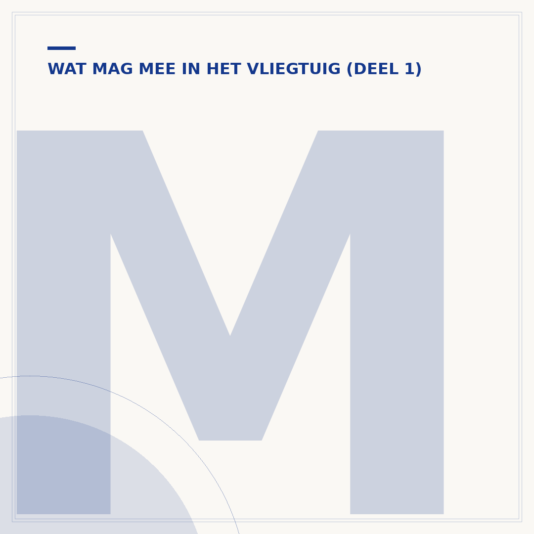 Mag je brood meenemen in het vliegtuig?