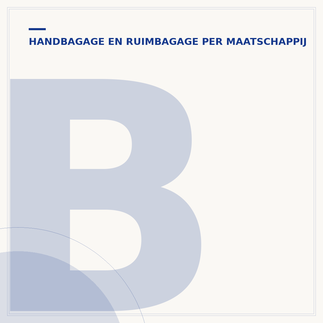 Brussels Airlines handbagage afmetingen: wat mag mee?