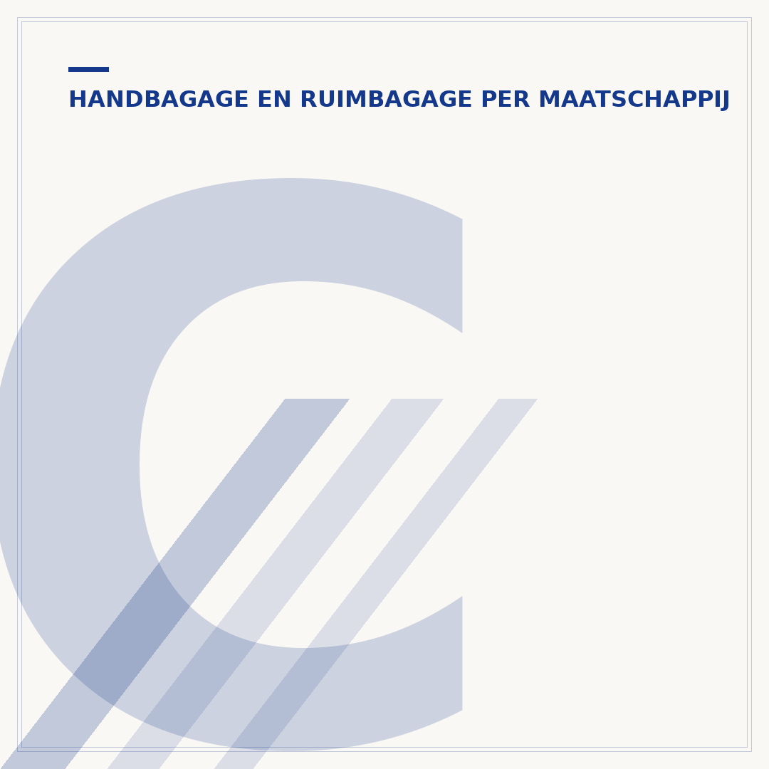 Cabin handbagage