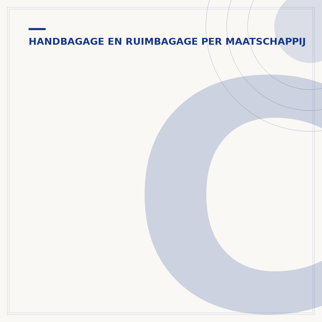 Consumentenbond handbagage: eisen en advies