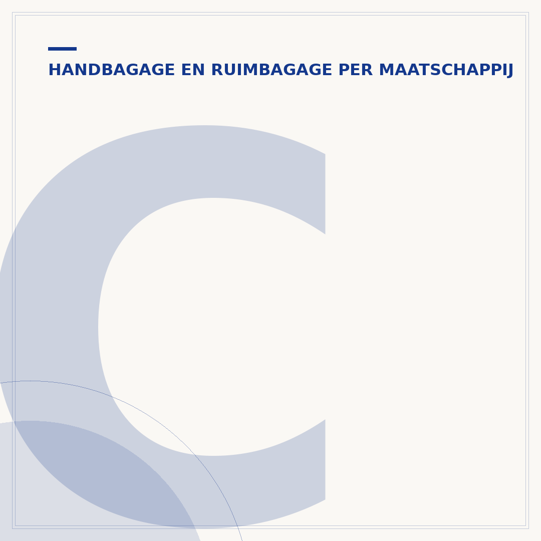 Corendon handbagage en rugzak: afmetingen en regels