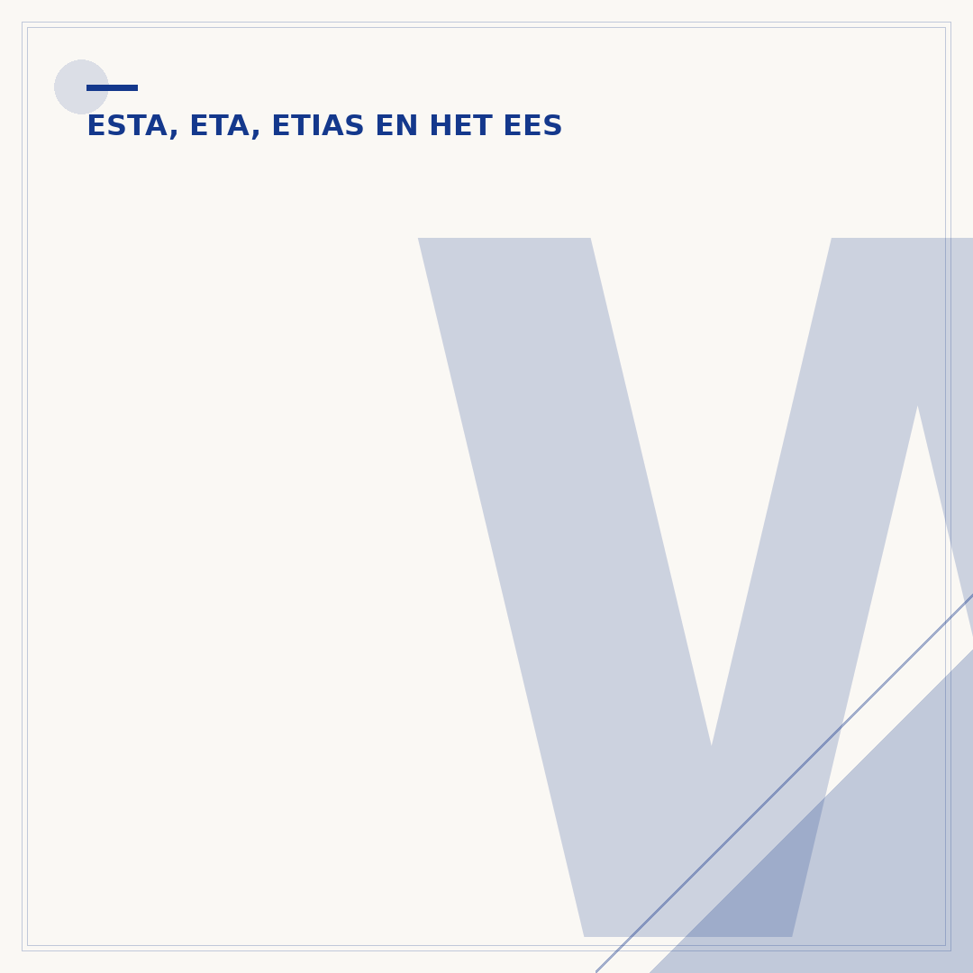 Wat is het ESTA formulier en hoe vraag je het aan?
