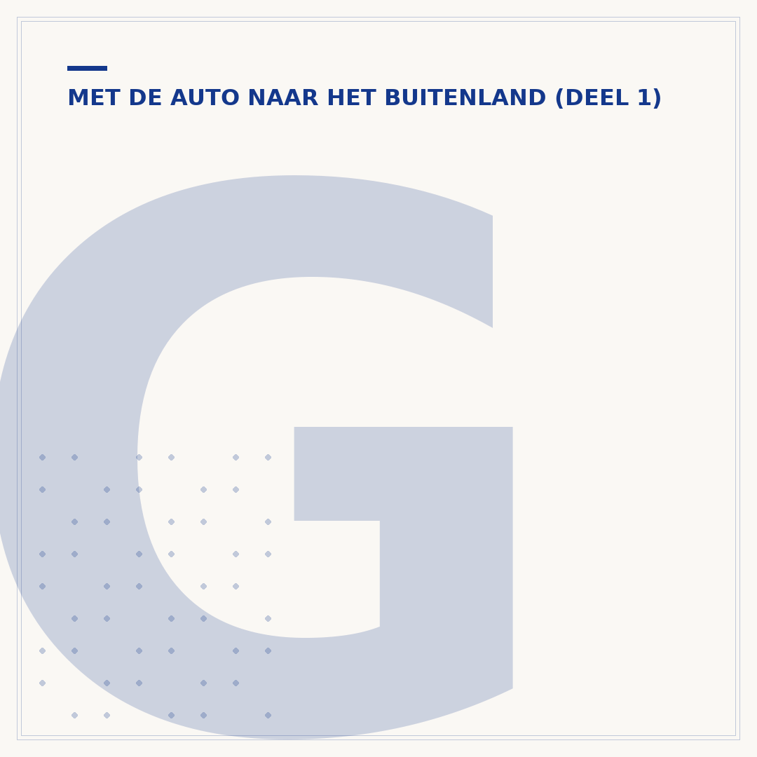Groene kaart verplicht: wanneer heeft u deze nodig?