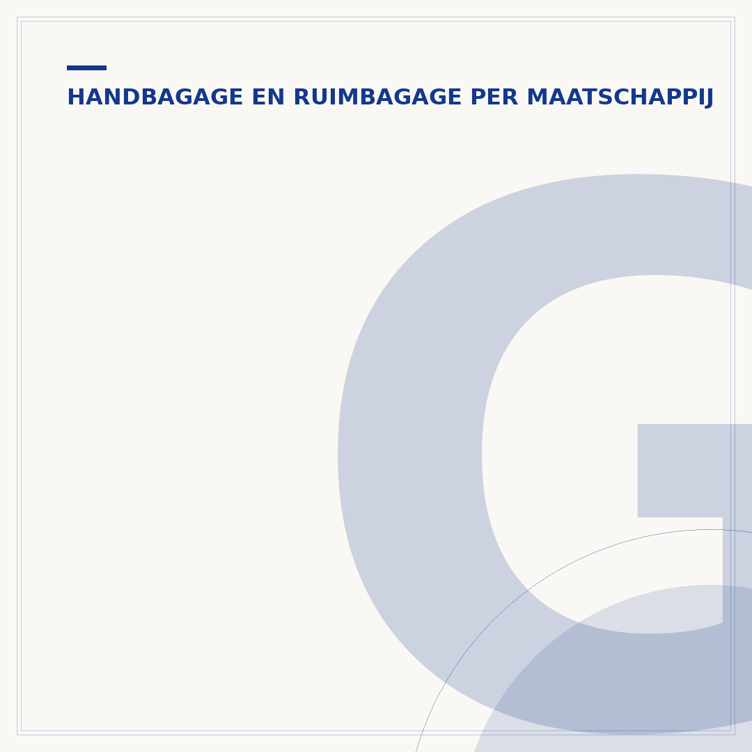 Grootte handbagage Transavia: afmetingen en regels