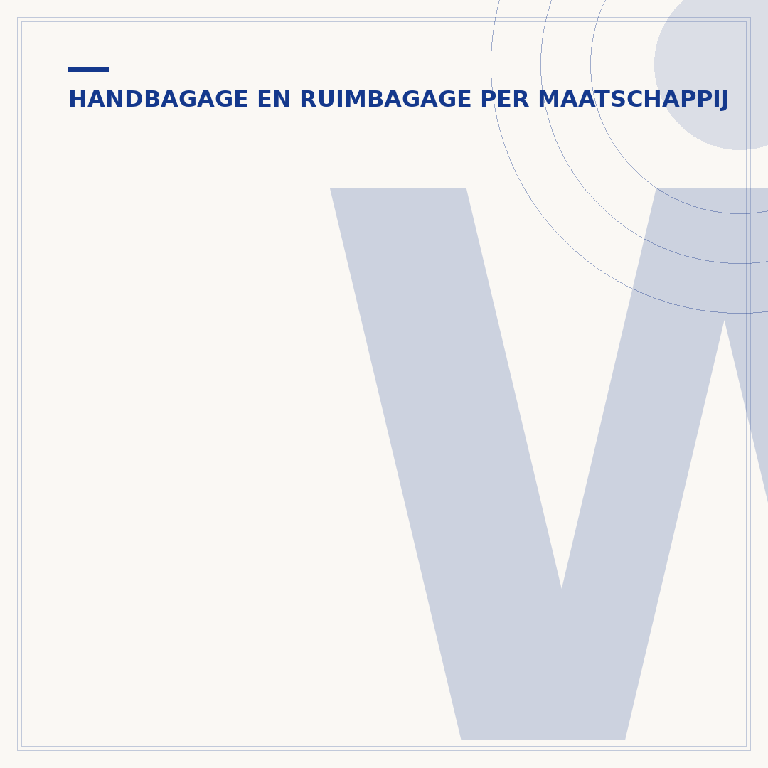 Wat mag in handbagage bij Transavia? De regels