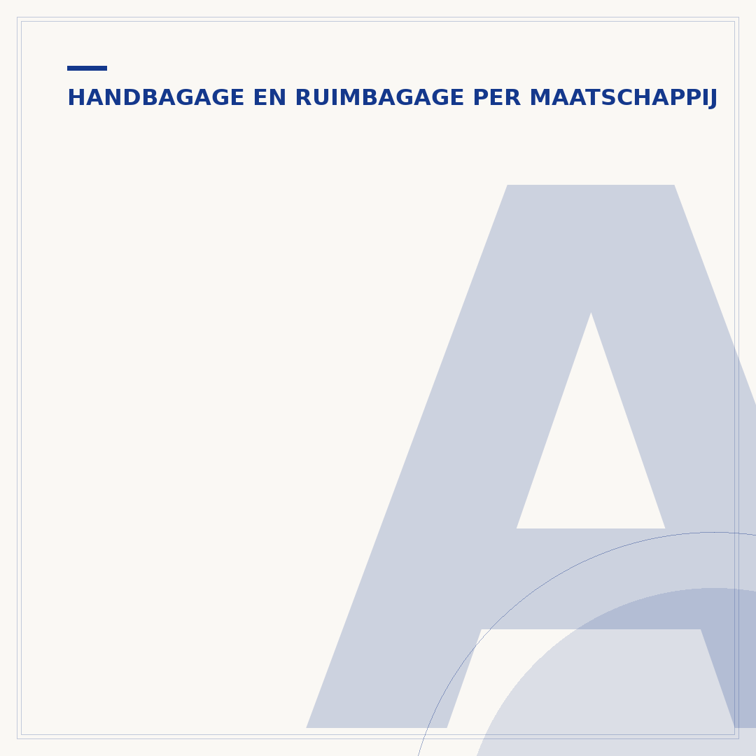 Afmetingen van een handbagage trolley
