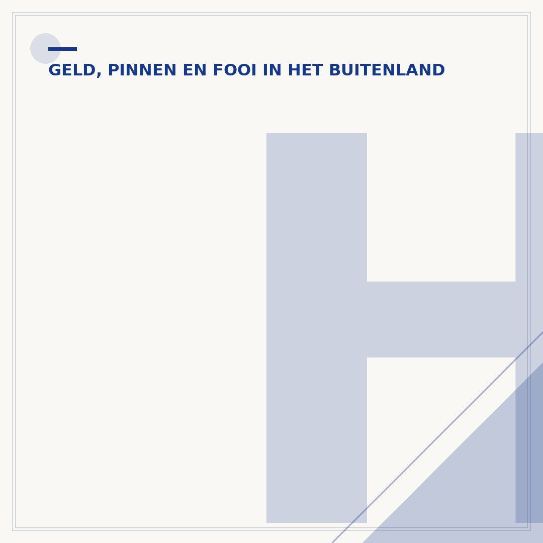 Hoeveel procent fooi is gebruikelijk in Nederland?