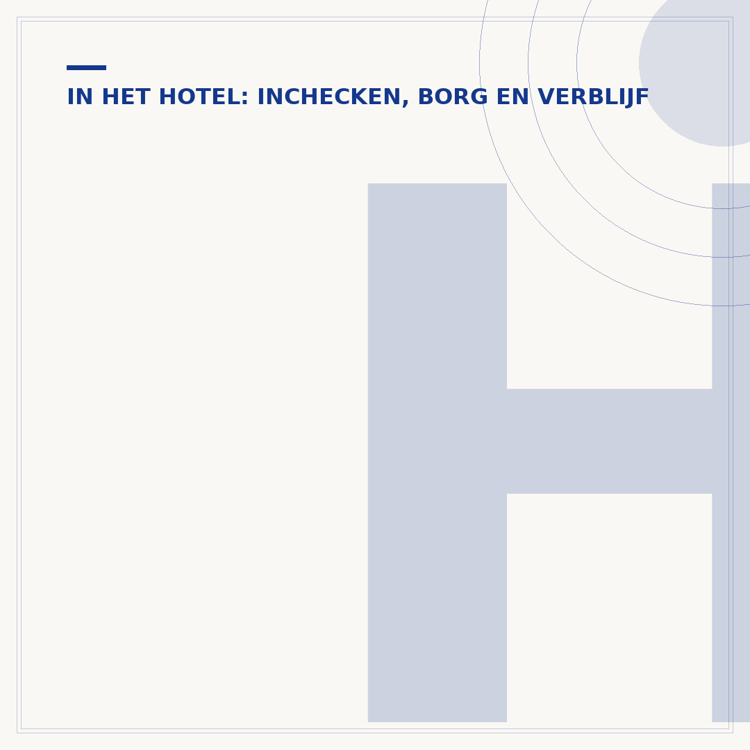 Het hotel kluisje