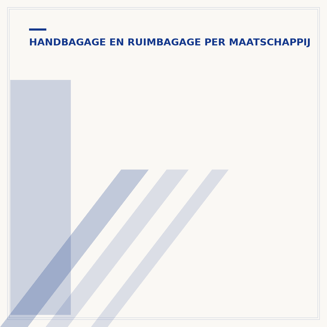 Ita Airways handbagage afmetingen en regels