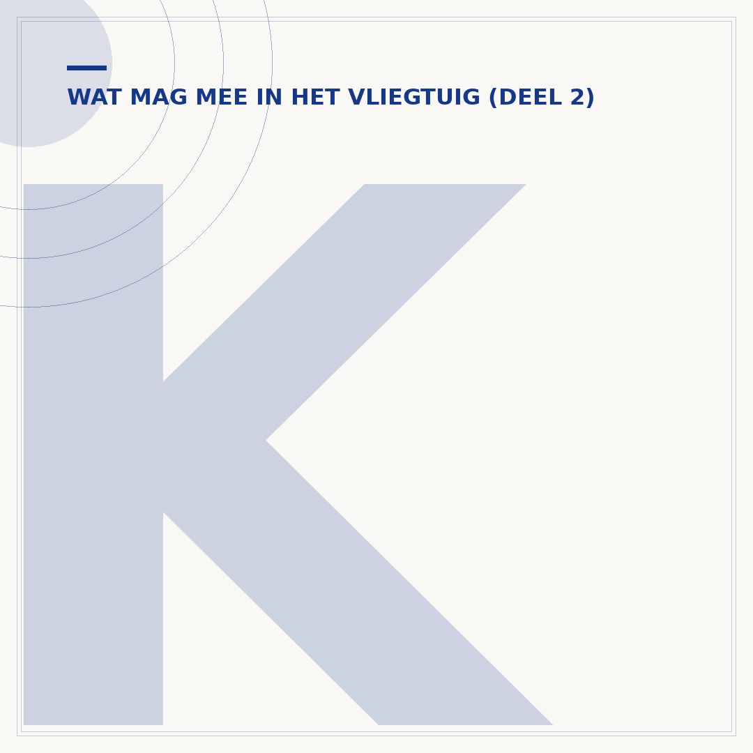 Kaas mee in handbagage: wat mag en wat niet?