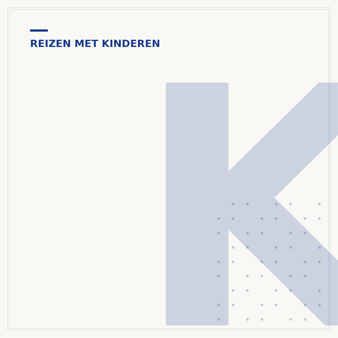 Kinder handbagage: wat mag mee en wat niet?