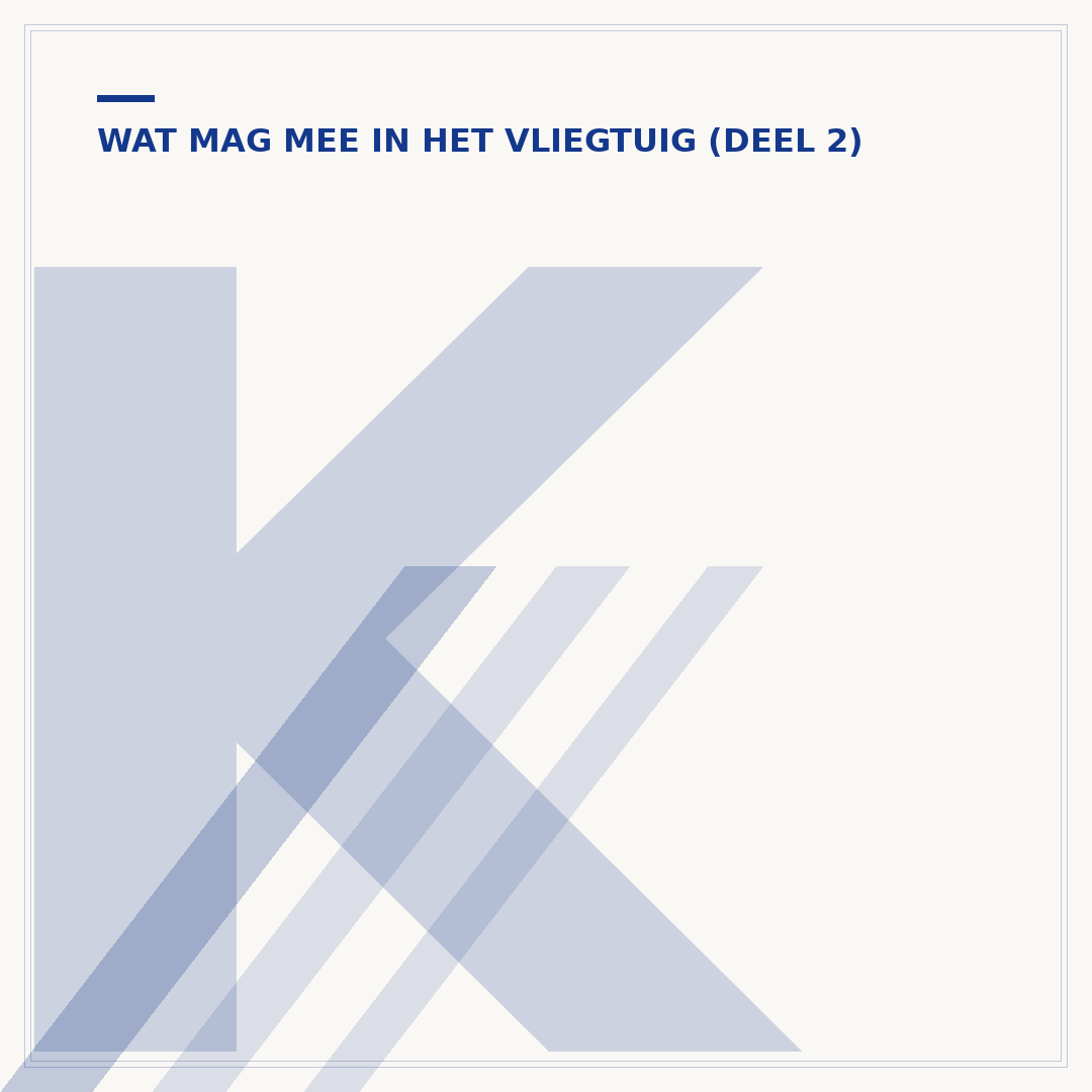 KLM handbagage: hoeveel ml mag mee in het vliegtuig?