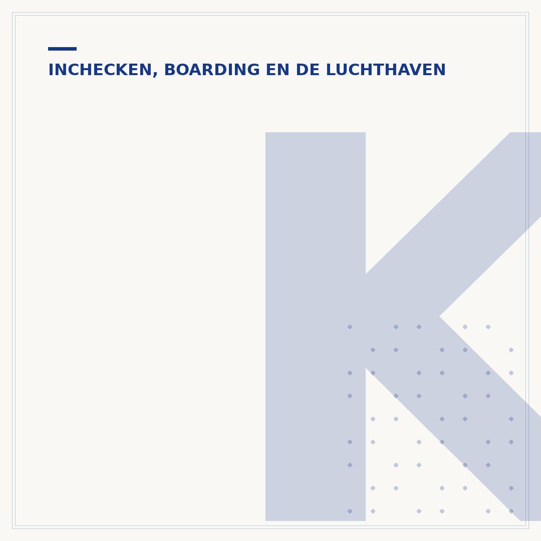 KLM: hoe lang van tevoren kun je inchecken?