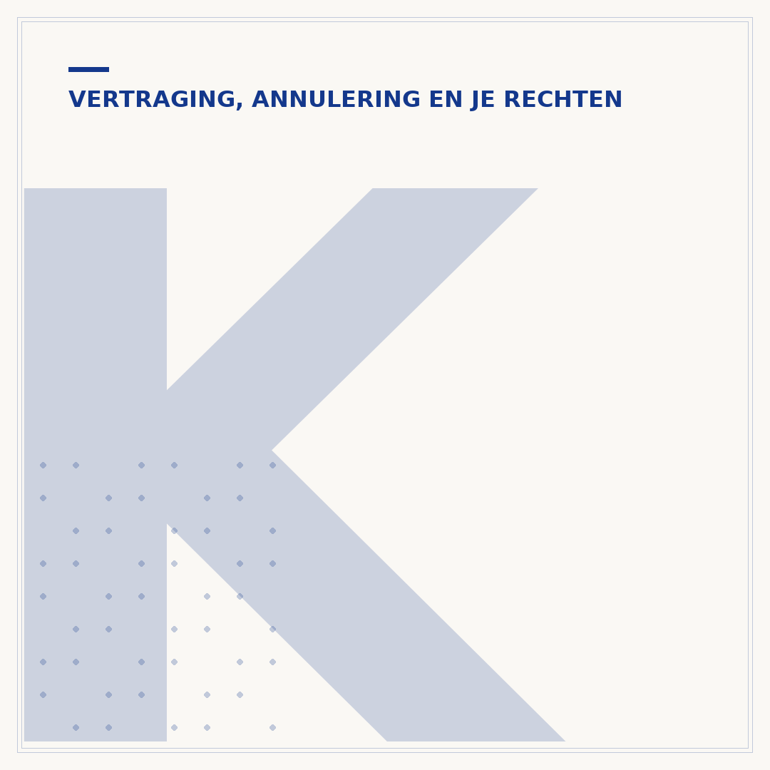 KLM-vlucht geannuleerd: omboeken