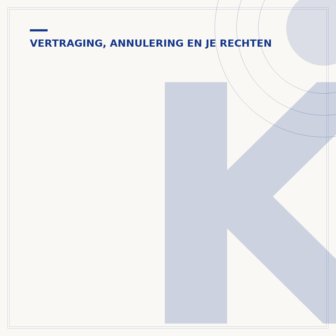 KLM vlucht geannuleerd: uw vergoeding en rechten