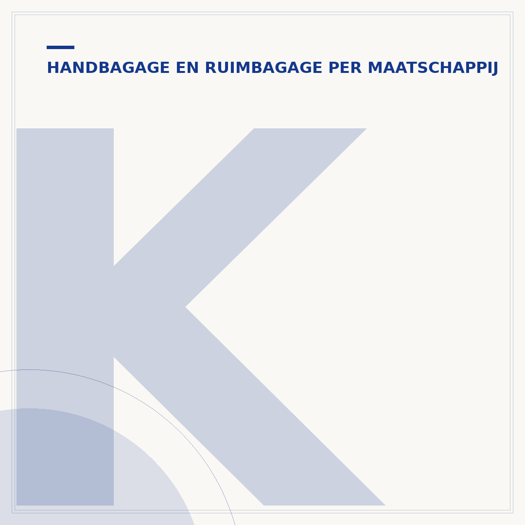 Koffer vliegtuig handbagage: kies de juiste maat