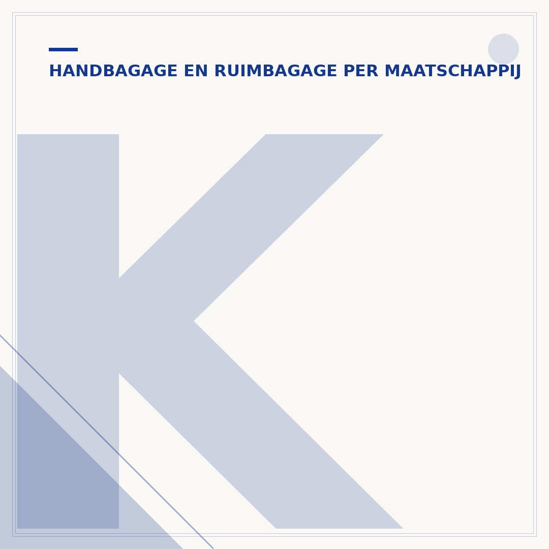 Kosten ruimbagage Transavia: wat u moet weten