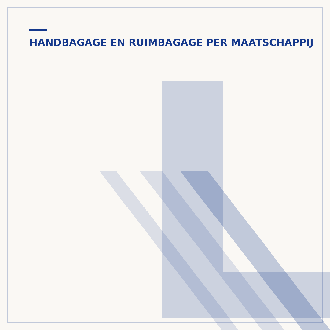 Lufthansa handbagage: afmetingen, gewicht en regels