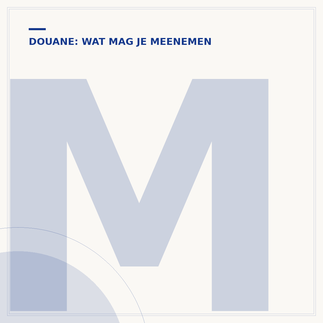 Mag je eten meenemen door de douane op het vliegveld?