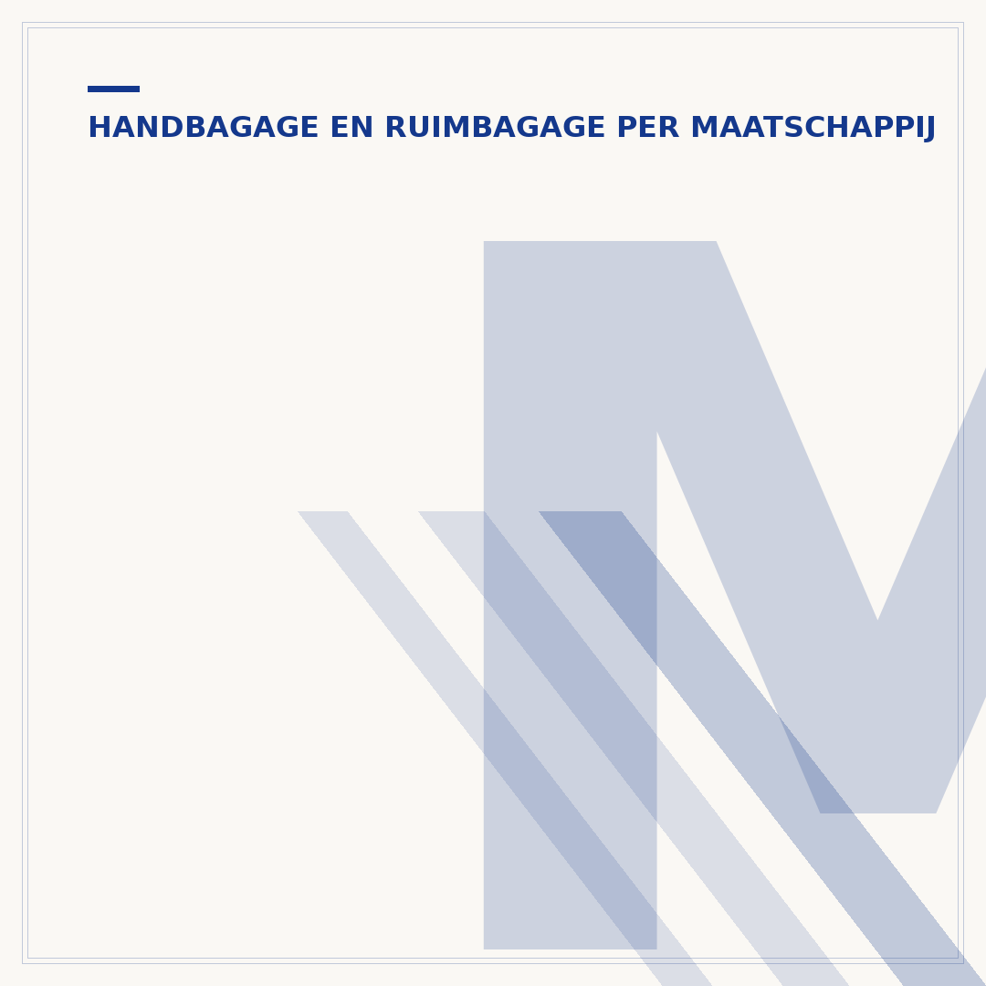 Maximum afmetingen handbagage: zo past u uw bagage aan