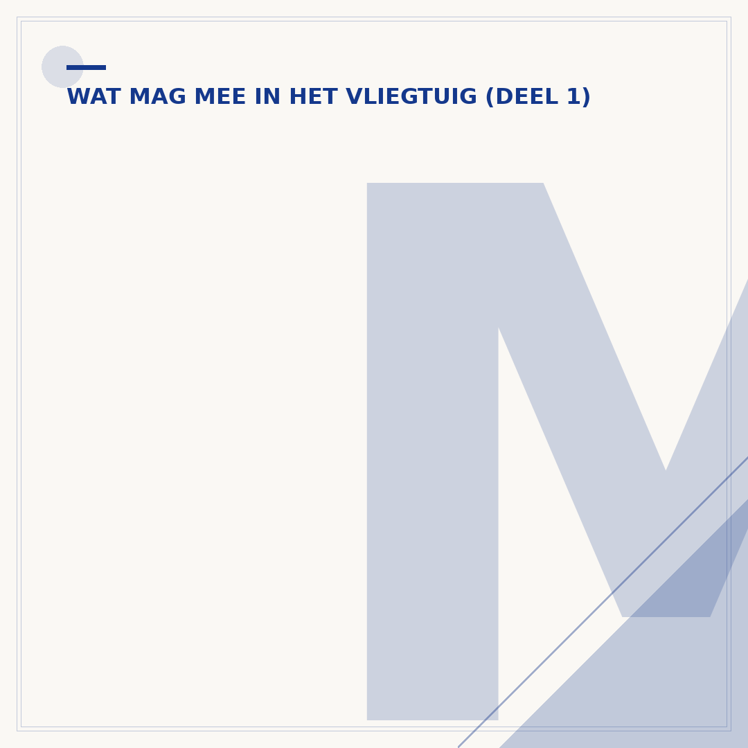 Mag een nagelschaartje mee in handbagage? Regels uitgelegd