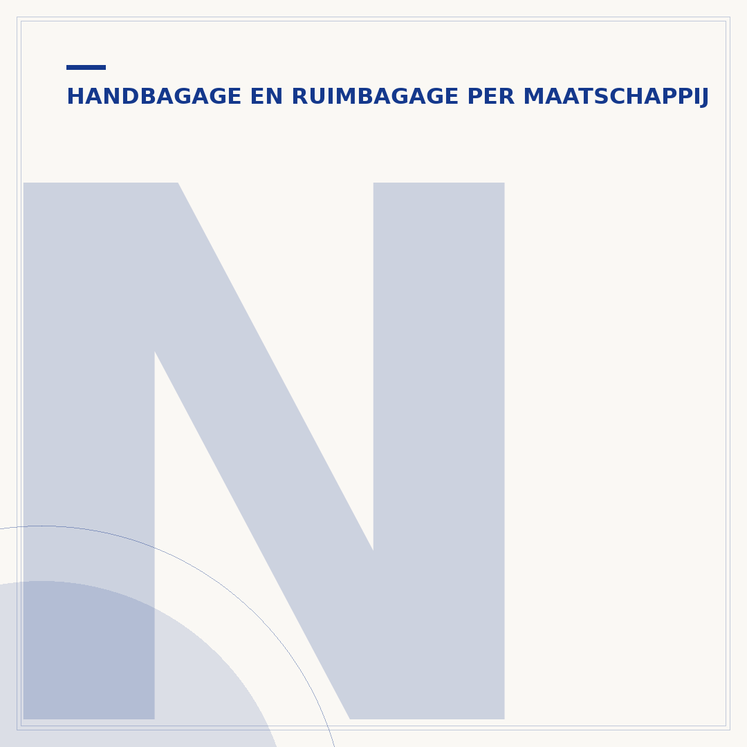 Nortvi handbagage: afmetingen en regels voor uw vlucht