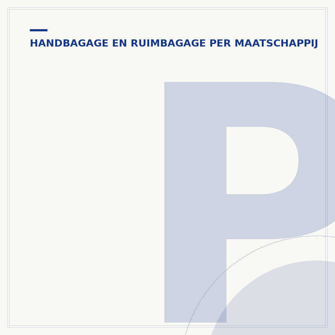 Paraplu handbagage KLM: afmetingen en regels
