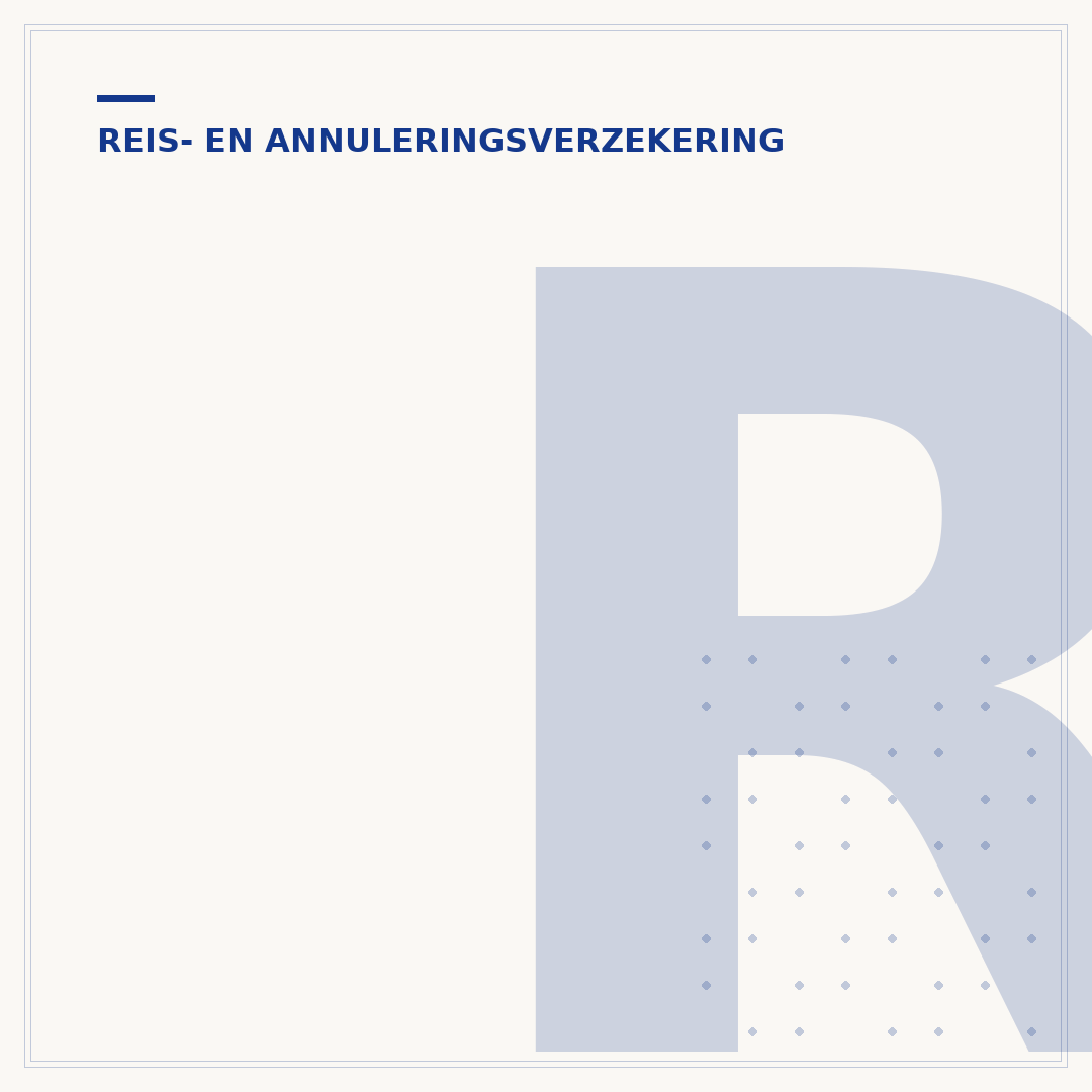 Reisverzekering hoe lang van tevoren afsluiten?