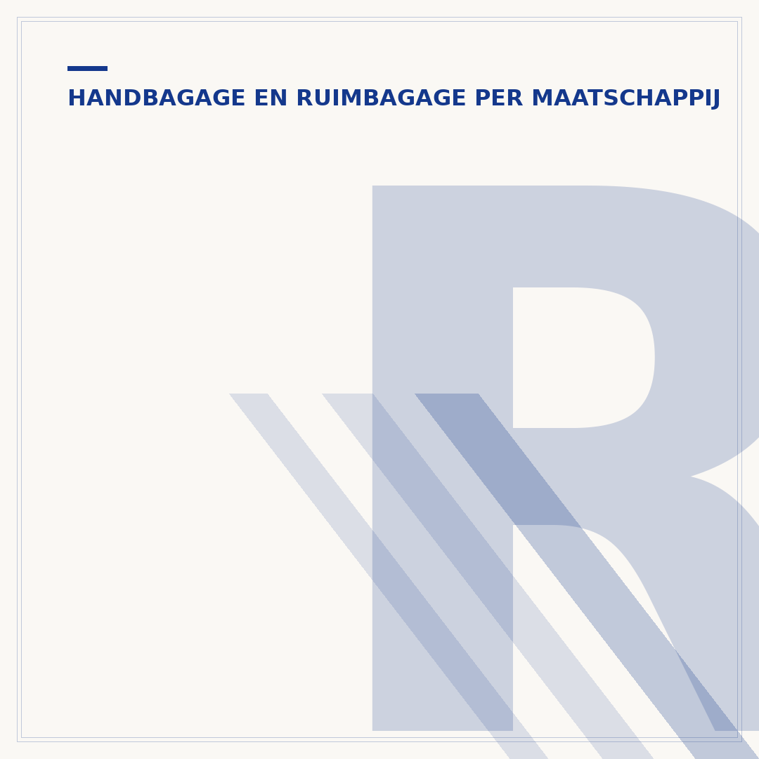 Ruimbagage afmetingen: zo voorkom je verrassingen
