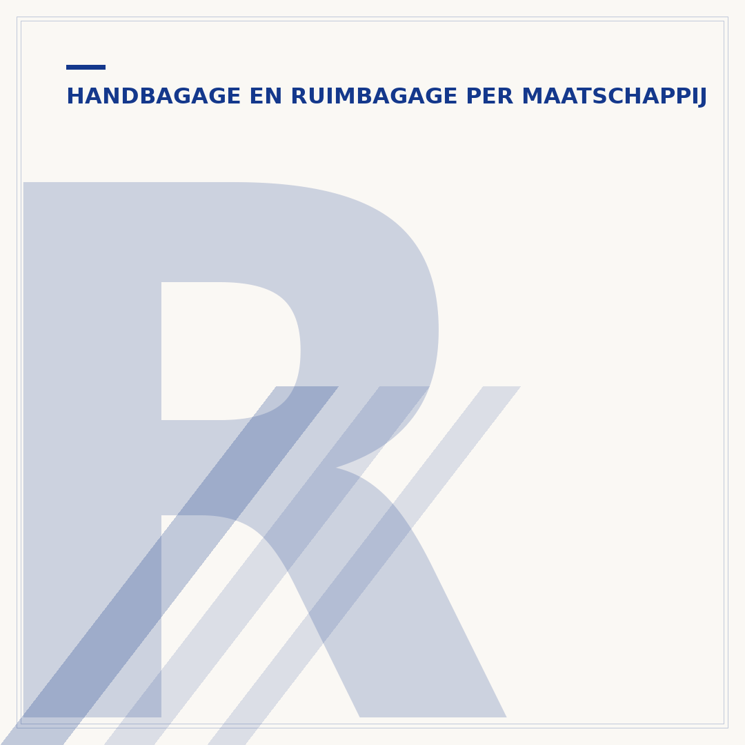 Ruimbagage Turkish Airlines: afmetingen, gewicht en regels