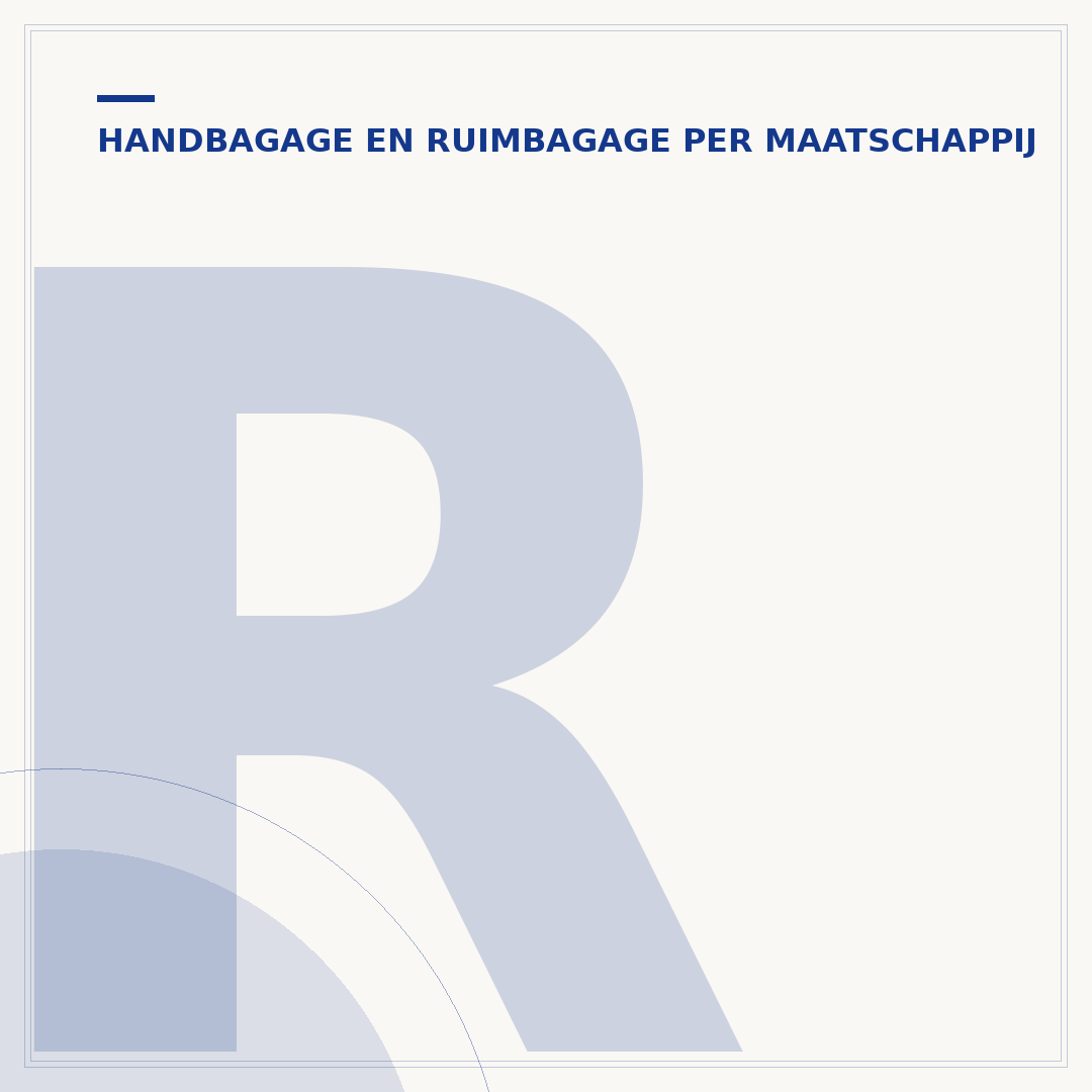 Ryanair ruimbagage afmetingen: wat mag mee en wat kost het?