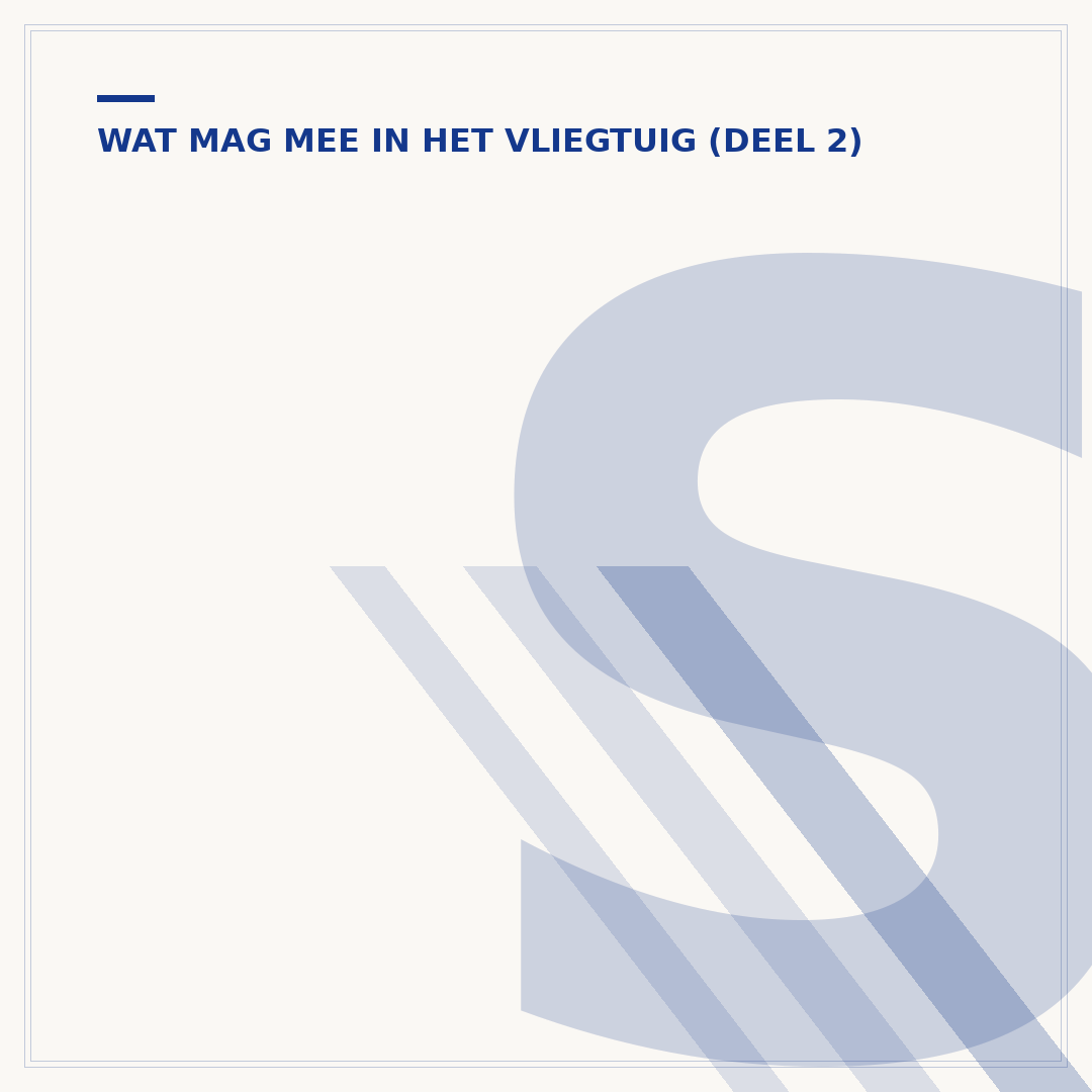 Scheermes in handbagage bij KLM: dit moet u weten