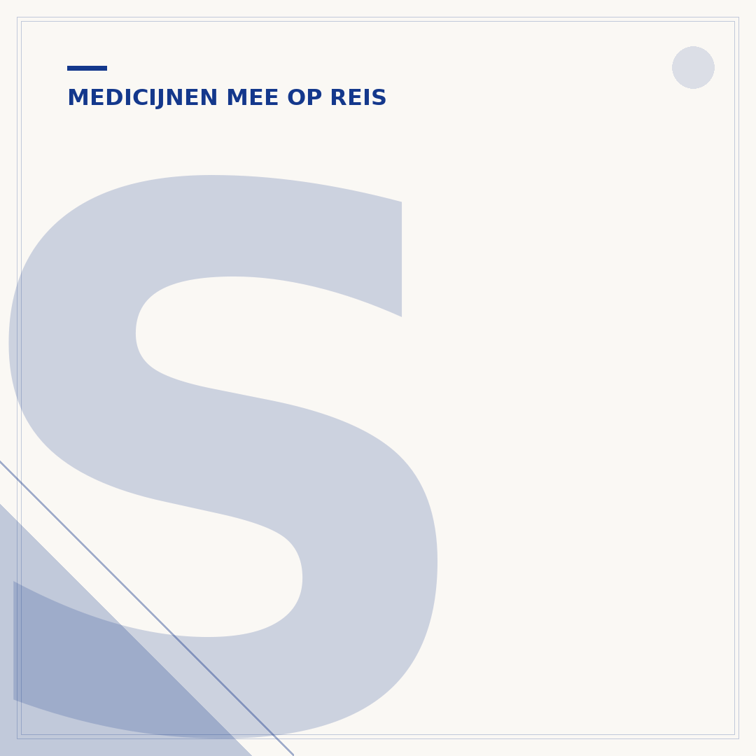 Schengenverklaring voor medicijnen