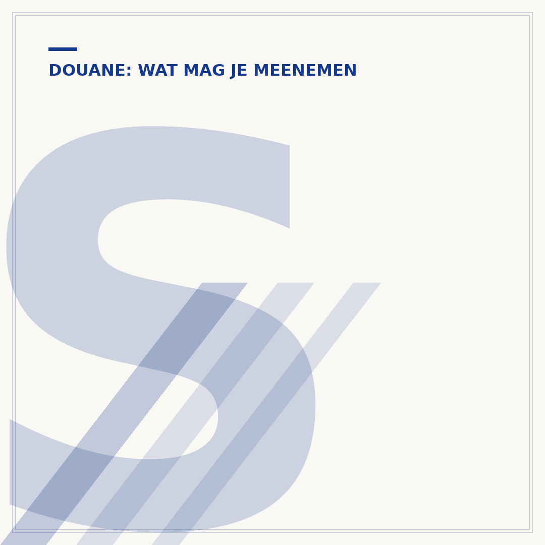 Schiphol douane reserveren: wat u moet weten