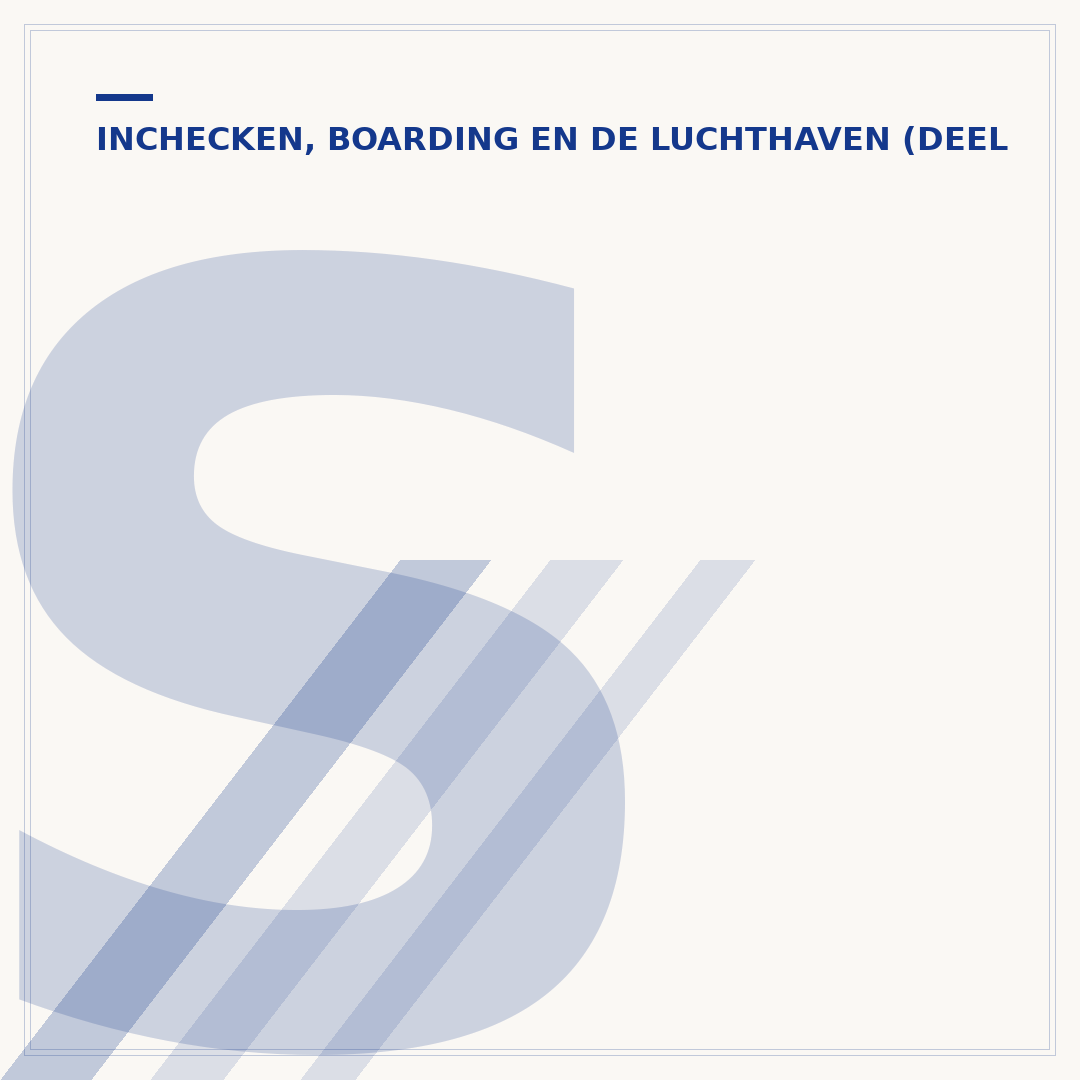 Slapen op Schiphol