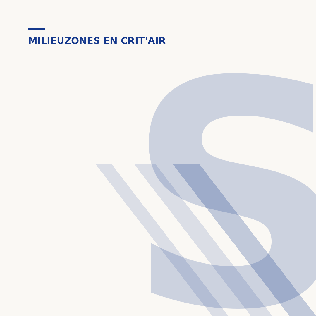 Strasbourg Crit'Air zone: wat u moet weten