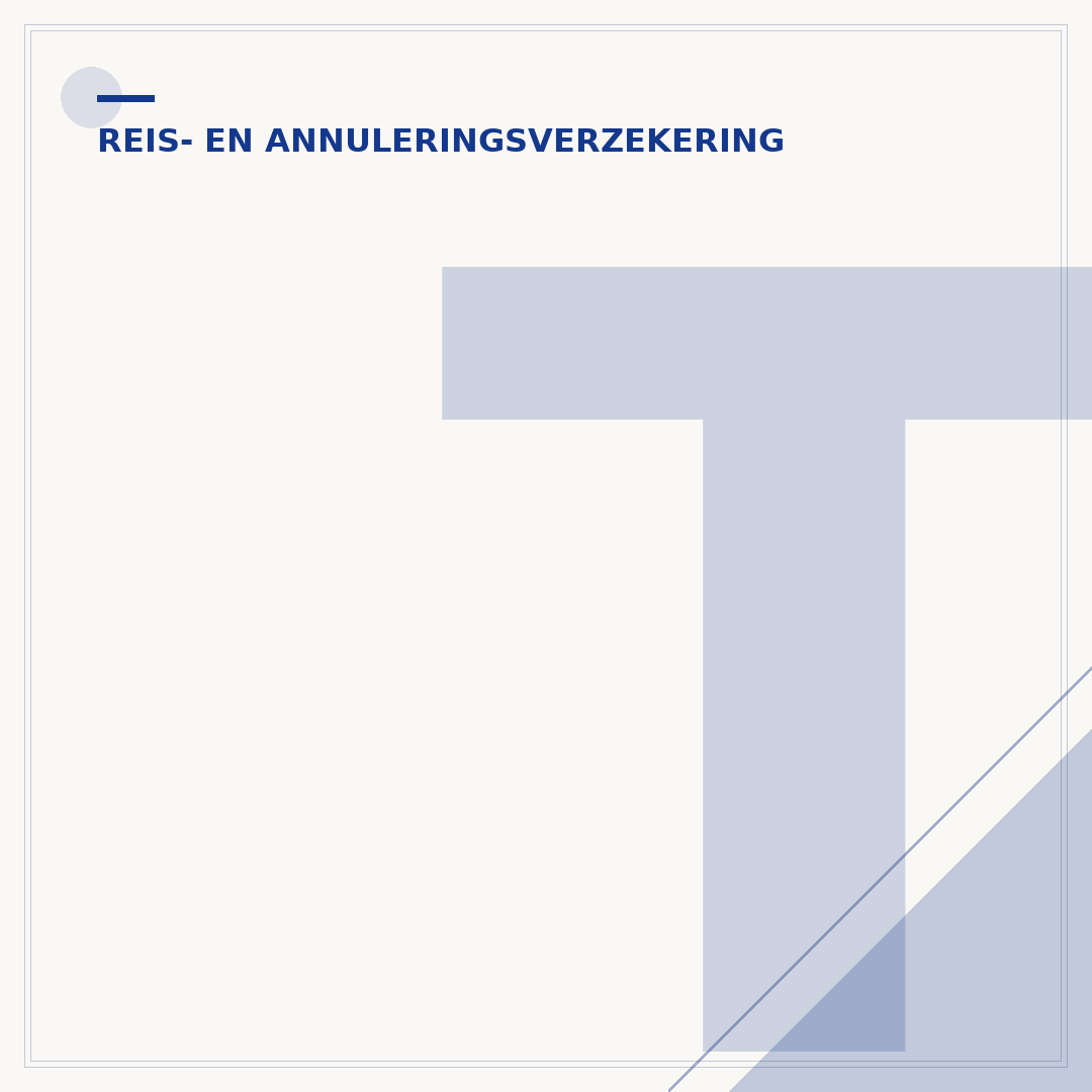 TUI reisverzekering: dekking en voordelen uitgelegd