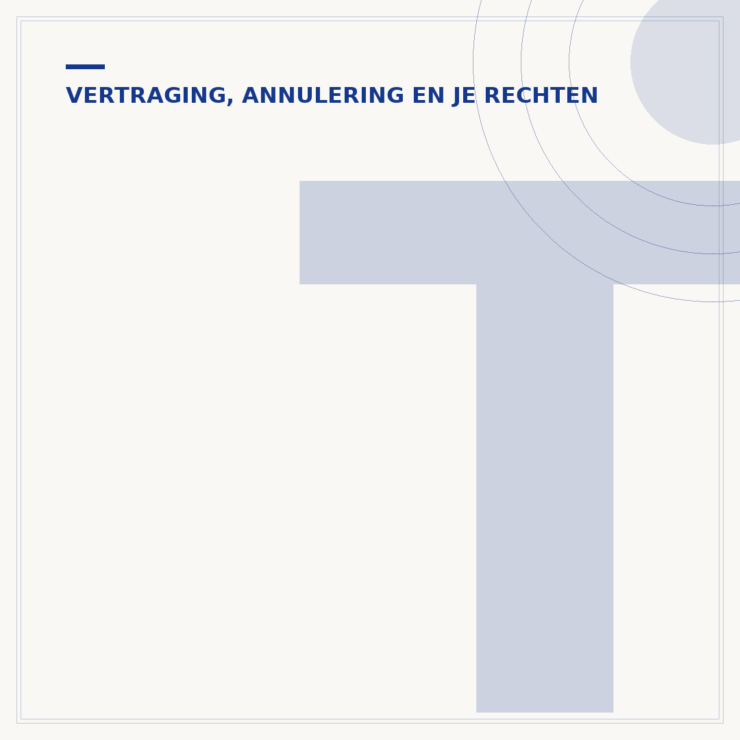 TUI vlucht vertraagd: wat zijn uw rechten en opties?