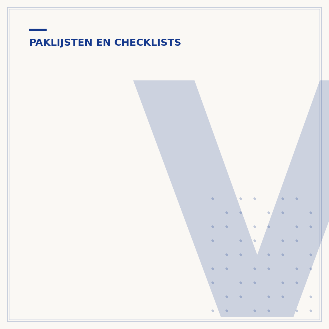 Vakantie checklist vliegen: pak slim voor je reis