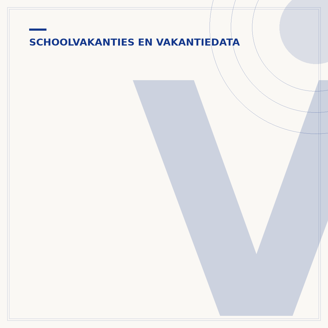 Vanaf wanneer zomervakantie 2025: data en planning