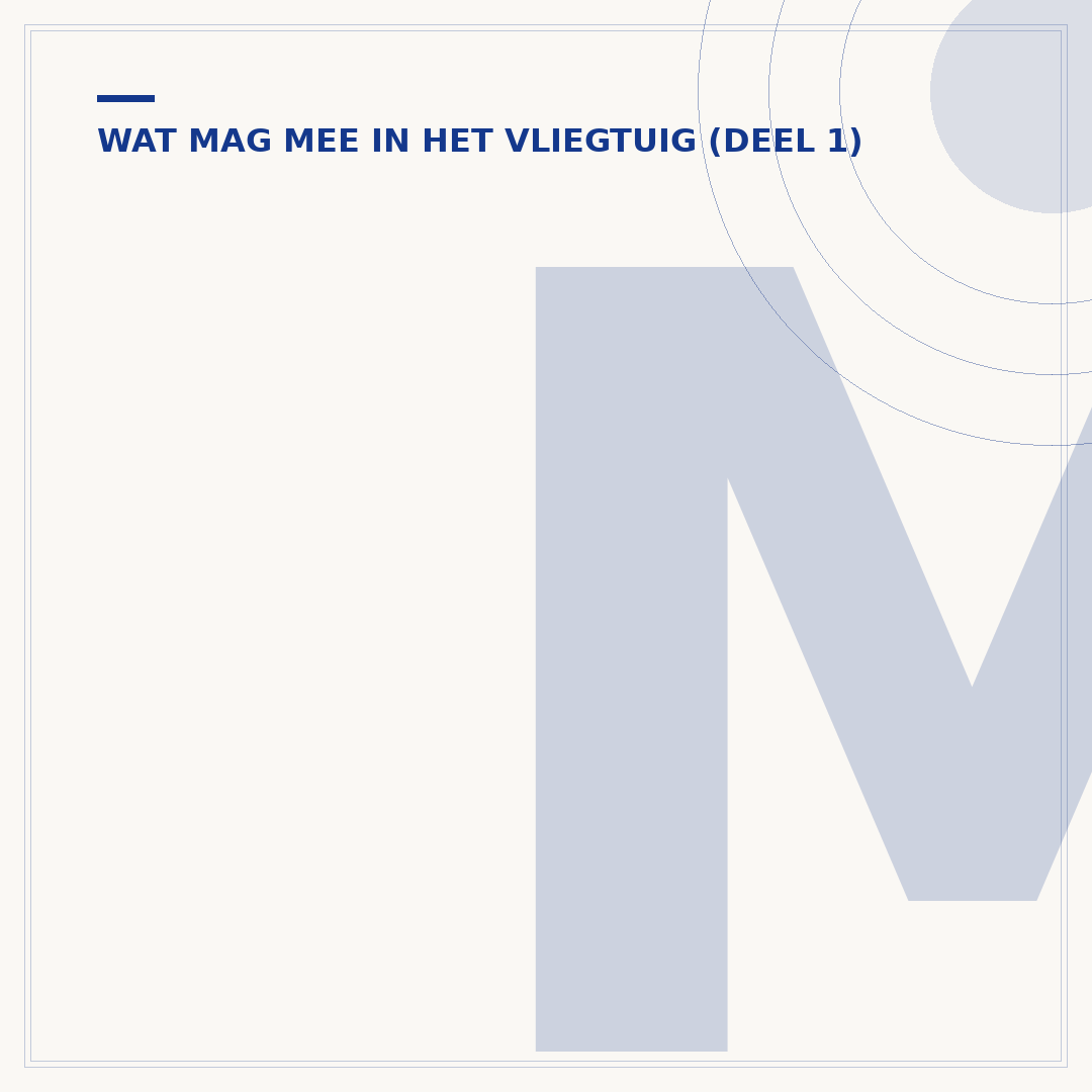 Mag je vitaminepillen meenemen in het vliegtuig?
