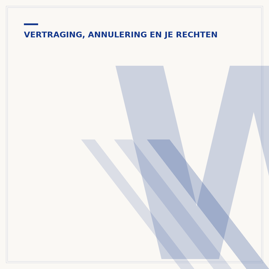 Wat gebeurt er als je vlucht geannuleerd wordt?