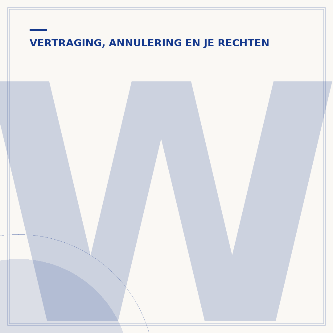 Wanneer vergoeding bij een vertraagde vlucht?