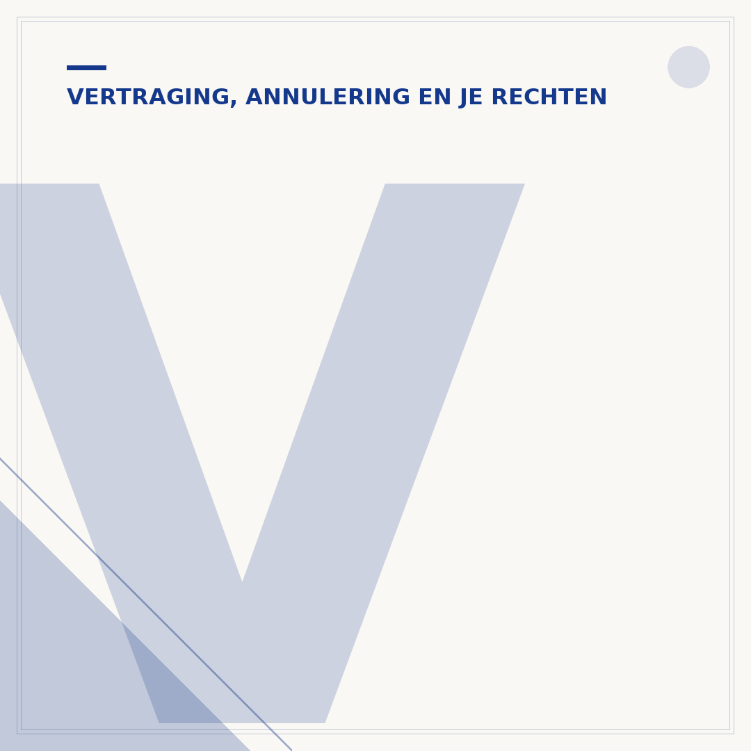 Vlucht 2 uur vertraagd: uw rechten op vergoeding